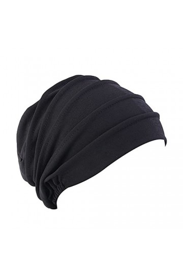 ikasus Femme Bonnet Turban Chimio Coton Stretch Bonnet de Sommeil Chapeaux Bandeau Foulard Chimio Musulmanes Mode Casquette d