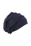 ikasus Femme Bonnet Turban Chimio Coton Stretch Bonnet de Sommeil Chapeaux Bandeau Foulard Chimio Musulmanes Mode Casquette d