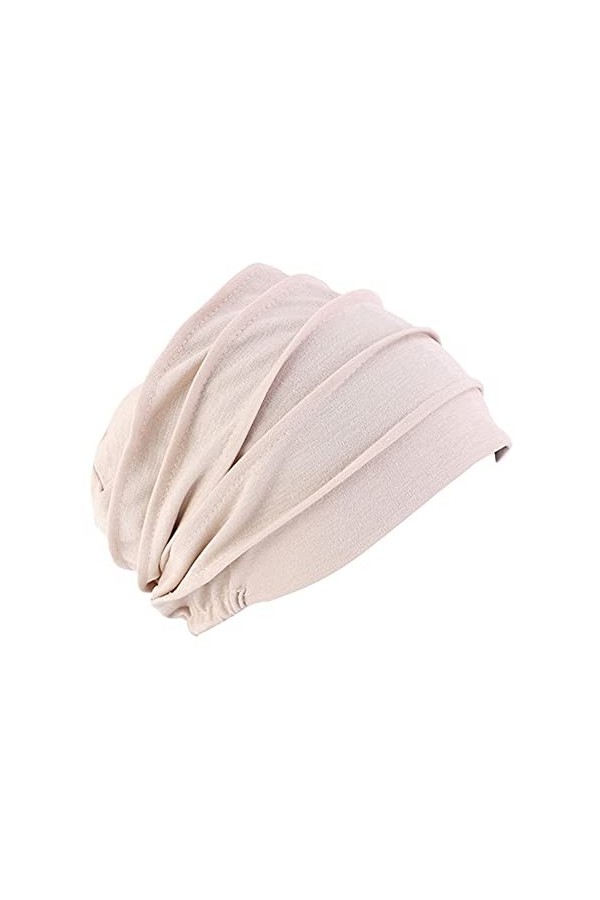 ikasus Femme Bonnet Turban Chimio Coton Stretch Bonnet de Sommeil Chapeaux Bandeau Foulard Chimio Musulmanes Mode Casquette d