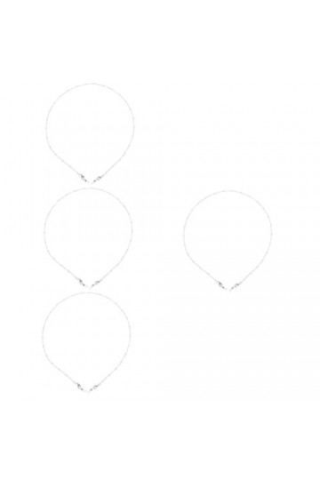 UKCOCO 4 Pièces Chaîne Découteurs Oreillettes Sans Fil Sangle Porte-écouteur Chaîne De Lunettes Anti-perte Cordon Décoratif 