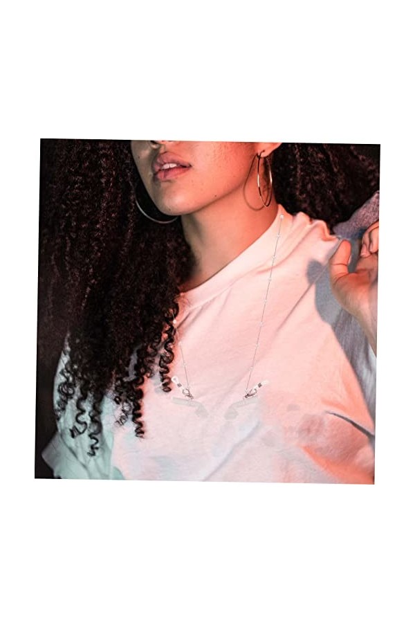 UKCOCO 4 Pièces Chaîne Découteurs Oreillettes Sans Fil Sangle Porte-écouteur Chaîne De Lunettes Anti-perte Cordon Décoratif 