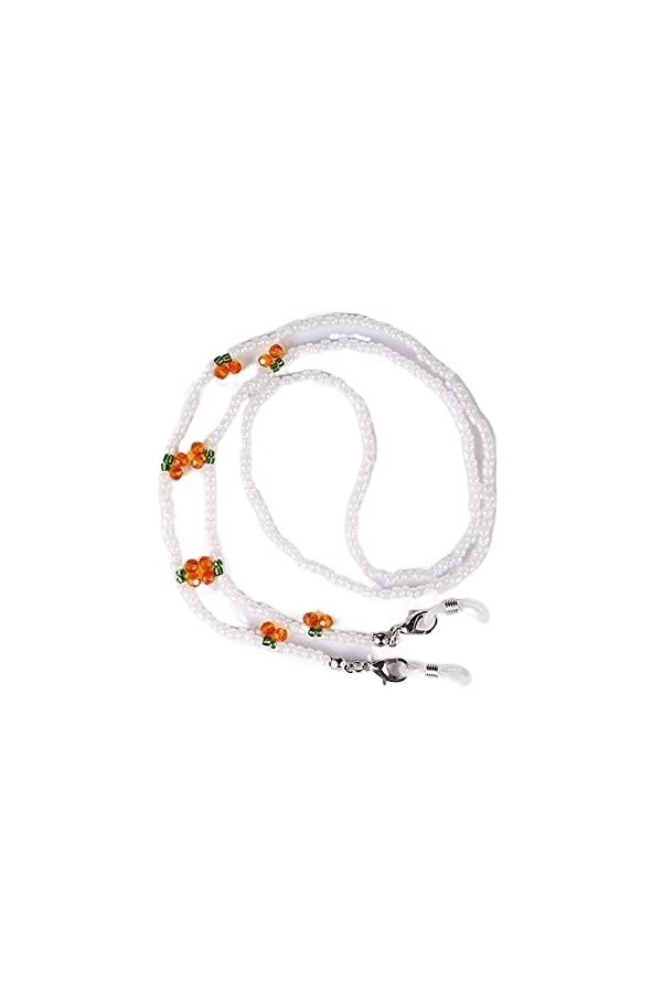 ViLLeX Lunettes Chaînes de Lunettes for Femmes Pendentif en Perles de Cerise Chaînes de Masque Cordon de Lunettes de Mode Co