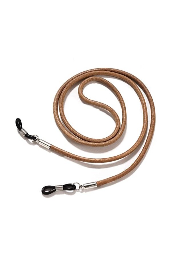 MORYEN Sangle Chaînes de Lunettes for Femmes en Cuir Cordon de Cou Anti-Perte Chaînes de Porte-Lunettes élégantes Couleur : 