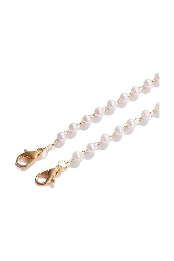 MORYEN Chaînes de Lunettes de Sangle for Femmes Chaînes de Masque Multifonctions avec Clips Cordon de Lunettes élégant Lanyar