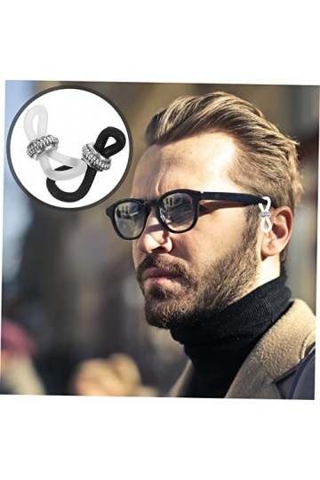 Didiseaon 80 Pcs Corde À Lunettes Boucle Antidérapante Collier Chaîne Monture De Lunettes Lunettes Anti-Dérapant Extrémités D
