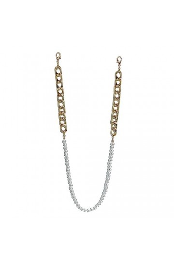 Chaîne De Lunettes Grande Chaîne De Lunettes En Perles Métalliques, 4 Pièces, Masque, Chaîne Anti-Perte