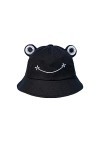 PLABBDPL 1 pc Grenouille pour Enfants Adulte Homme Femme Chapeau de Soleil en Coton Anti-UV Chapeau de Pêcheur Casquettes Vis