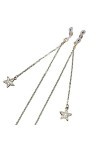 ViLLeX Chaînes de Lunettes Sangle de Lunettes for Femmes Pendentif étoile en métal Chaîne de Cou Élégante Retenue de Lunettes
