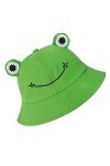 CUHZA Bob Grenouille pour Adulte, Grenouille Bob Adulte Chapeau, Chapeau de pêcheur, Chapeau de Soleil en Coton, Chapeau de P