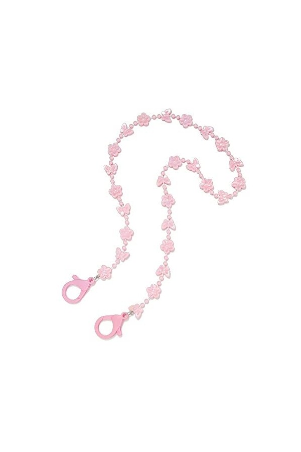 ViLLeX Chaînes de Lunettes de Lunettes for Femmes Lunettes de retenue Anti-dérapant avec Clips Sangles de Lunettes de Soleil 