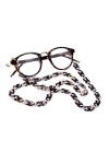 NOGRAX Chaînes Sangle de Lunettes for Femmes Acrylique Simple Cou Chaîne Masque Chaînes Mode Lunettes Cordon Color : O, Size