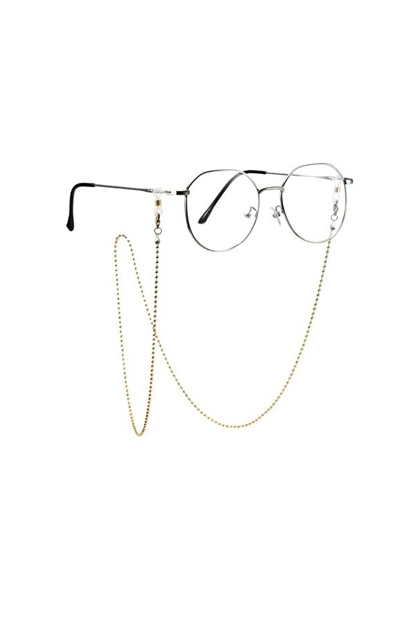 NOGRAX Chaînes lunettes lanière for femmes simple métal masque lanière mode lunettes cordon
