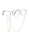 NOGRAX Chaînes lunettes lanière for femmes simple métal masque lanière mode lunettes cordon