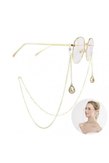 CuteyRain Chaine Lunettes, 1pcs Lunettes de Lunettes de Lecture Lunettes de Soleil à la chaîne de Soleil Sunglasses Lunettes 