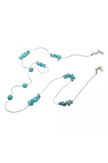 CuteyRain Chaine Lunettes, Perles Minces Lien Chaîne Lunettes de Vue Chaînes Lecture de Lunettes Lunettes de Soleil Sangle Co