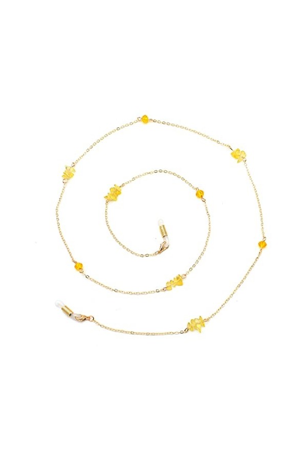 ZZSRJ Lunettes Vertes irrégulières Chaîne de Lecture Lunettes de Soleil Lunettes de Soleil Bandoulière Cordon de Cordon Acces