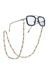 NOGRAX Sangle de lunettes Chaînes de lunettes for femmes Chaînes de masque simples perlées colorées Chaînes porte-lunettes él