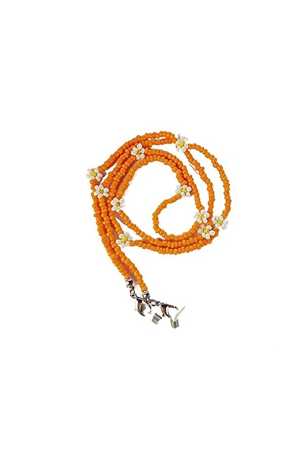 NOGRAX Sangle de Lunettes Chaînes de Lunettes for Femmes Cristal Coloré Chaînes de Masque de Perles Élégantes Lunettes de Ret