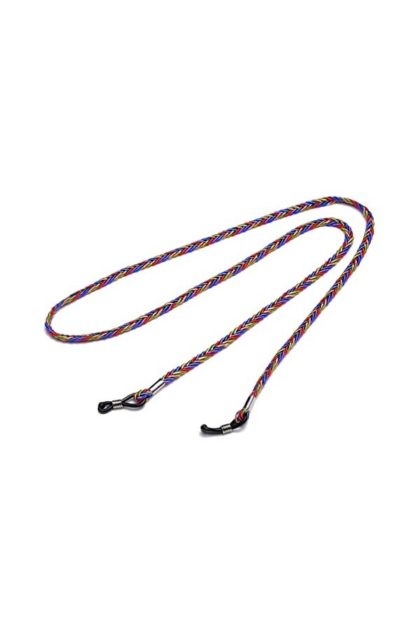 NOGRAX Longe de Lunettes Chaînes de Lunettes for Femmes Retro Twist Face Mask Longe Chaînes de Porte-Lunettes élégantes Colo