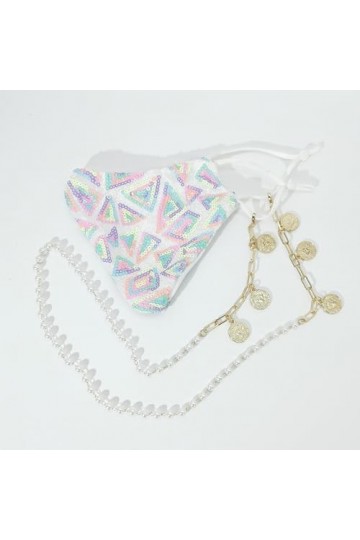 Chaîne De Lunettes 4 Pièces De Monnaie En Métal, Pièces De Monnaie, Chaînes De Perles, Chaînes De Lunettes, Chaînes De Cou Su