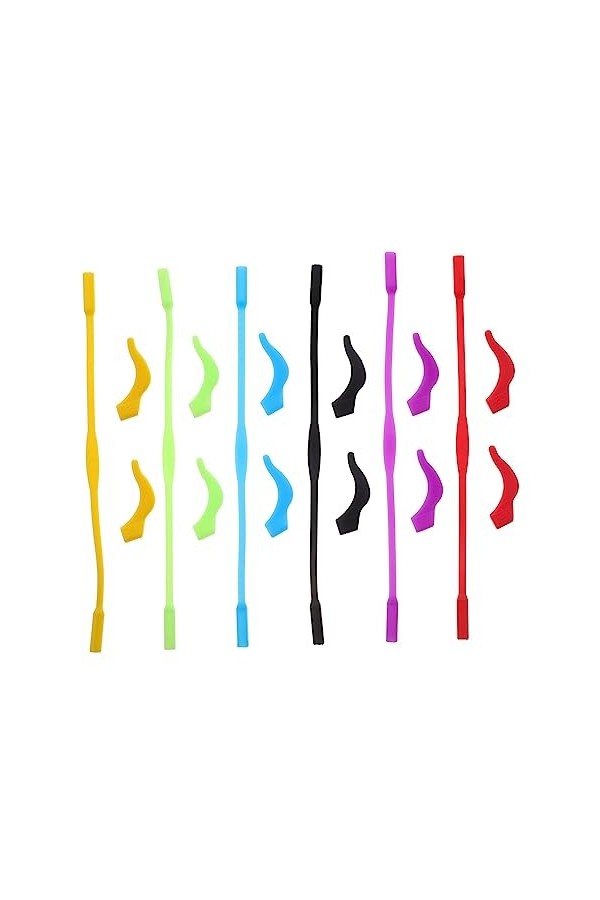 Uonlytech 18 Ensembles Lunettes Crochet Doreille Accessoires Support De Sangle De Lunettes Sangle De Lunettes Anti-perte Por