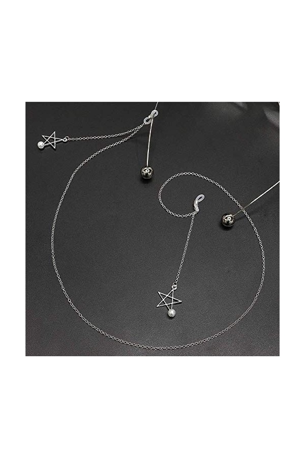 Lunettes Chaîne Pendentif Chaînes De Lunettes Pour Femmes Lunettes De Soleil Sangle En Forme Détoile Lunettes Cordons Lanièr