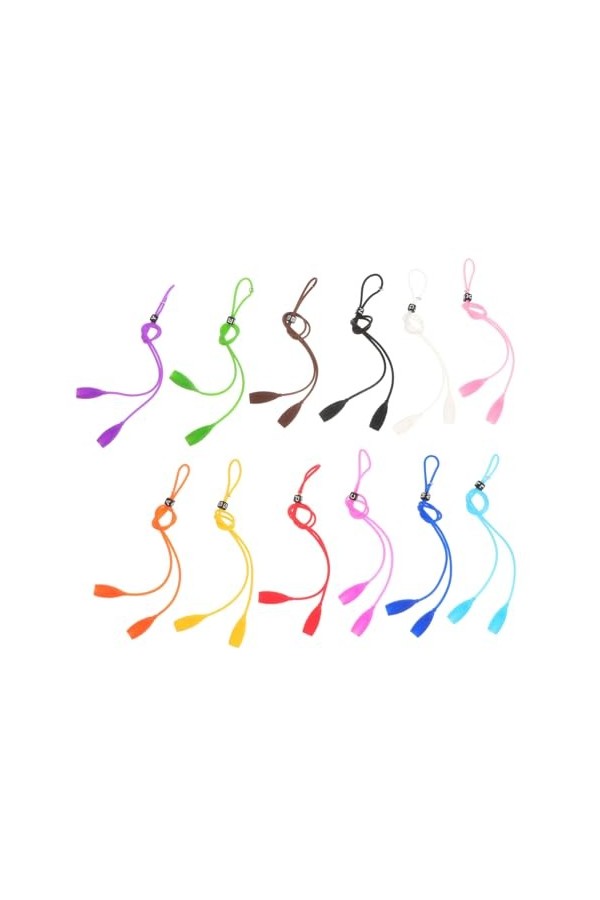 UKCOCO 24 Pcs Sangle De Lunettes De Soleil Retenue De Lunettes De Soleil Réglable Retenue De Lunettes Cordon De Chaîne De Lun