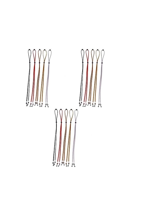 Lurrose 15 Pcs Sport Lunettes De Soleil Lunettes De Sport Lunettes De Soleil Sport Lunettes De Course Lanière Non Lunettes Ch