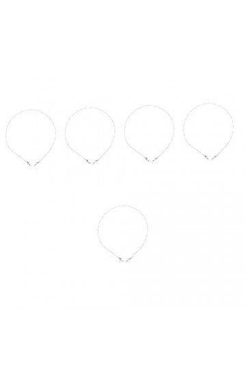 UKCOCO 5 Pièces Chaîne Découteurs Cordon Décoratif Antidérapant Chaîne De Lunettes Anti-perte Oreillettes Sans Fil Sangle Po
