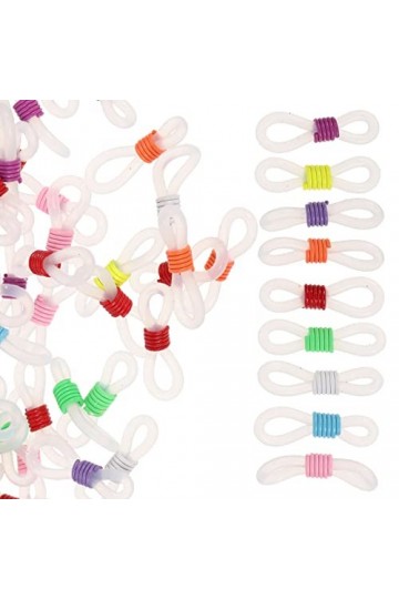 EXCEART 400 Pièces Lunettes Crochet DOreille Connecteur Montures De Lunettes Claires Support De Lunettes De Soleil Support E