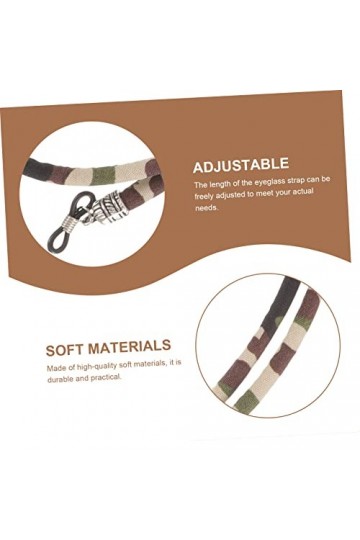 Angoily 16 Pcs Lunettes Corde Eye Lunettes Titulaires Réglable Lunettes De Soleil Gardien Lunettes Sangle Titulaire Lunettes 
