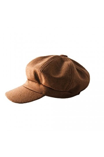 SSRDFU - 1 Pcs Chapeau octogonal dhiver pour Femmes，Casquette Pointue，Bonnet dhiver, béret de Chapeau de Ballon de mélange 