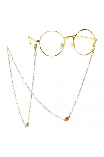 GaoF Chaîne de Lunettes Porte-chaîne de Lunettes Pendentif Strass Chaîne de Lunettes Chaîne de Pull Polyvalent Chaînes de Lun