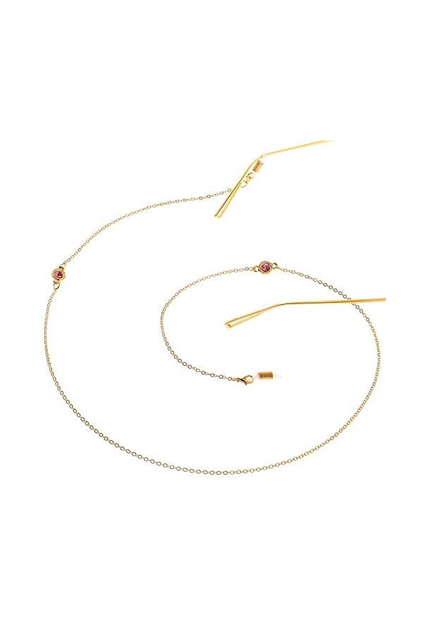 GaoF Chaîne de Lunettes Porte-chaîne de Lunettes Pendentif Strass Chaîne de Lunettes Chaîne de Pull Polyvalent Chaînes de Lun