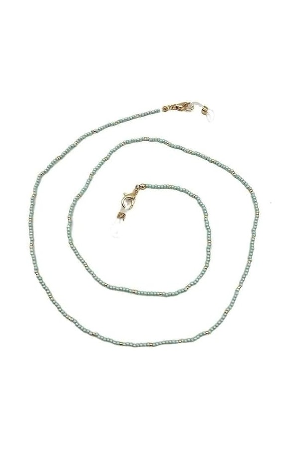 MORYEN Lanyard Chaînes à Lunettes for Femmes Chaînes de Masque Anti-Perte Simples Chaînes de Porte-Lunettes élégantes Couleu