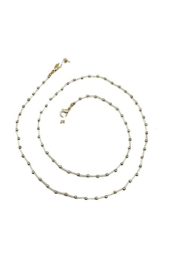 MORYEN Lanyard Chaînes à Lunettes for Femmes Chaînes de Masque Anti-Perte Simples Chaînes de Porte-Lunettes élégantes Couleu