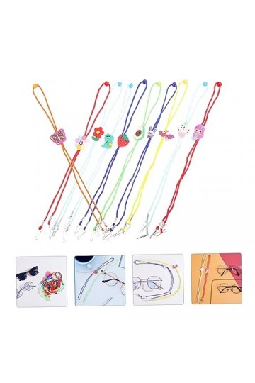 OSALADI 40 Pièces Cordons De Sangle De Lunettes Lunettes De Soleil De Sport Sangle De Lunettes Pour Porte-Bande De Lunettes L