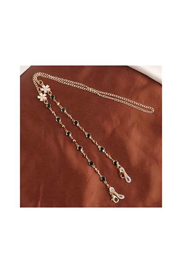 ZZSRJ 1pc Lunettes Unisex Chaîne Mesdames Mens Sunglasses Collier Lecture Lunettes Lanyard Lunettes Accessoires Color : D-Mu