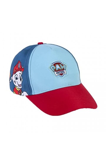 Casquette avec Visière Incurvée PatPatrouille - Tricolore - 4 à 8 ans - Avec Brillants - Casquette pour Enfants à Scratch Ré