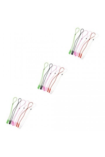 OSALADI 18 Pcs Accessoires De Lunettes Sangle De Lunettes En Silicone Colorée Corde De Lunettes Non Sportives Cordon De Boucl