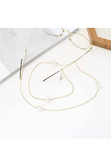 Chaînes de lunettes Chaîne anti-dérapante Lunettes de soleil Chaîne Cordons de lunettes pour femmes Sangle de lunettes Cordon