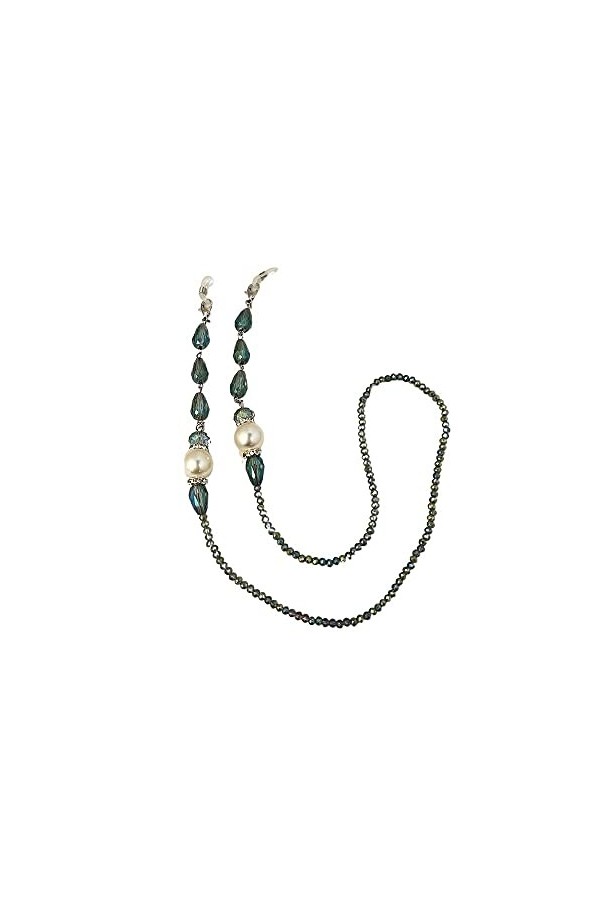 NOGRAX Sangle de Lunettes Chaînes de Lunettes for Femmes Chaîne de Cou de Perle Perlée Anti-Perte Chaîne de Lunettes élégante