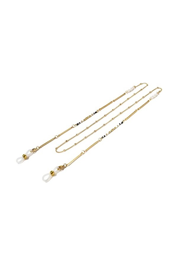 HOOENG Sangle de Lunettes chaînes de Lunettes for Femmes en Acier Inoxydable Cordon de Cou Mode Lunettes de retenue