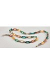Airport Chaînes pour lunettes de vue ou de soleil, transformable en collier ou bracelet, multicolore longueur 70 cm Centrosty