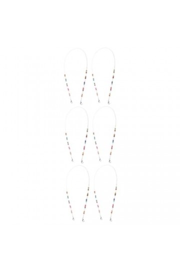 ABOOFAN 6 Pcs Masque Chaîne Anti-Chute Masque Pour Masque Lunettes Pour Boucle DOreille Sangles DExtension Chaîne Visage Co