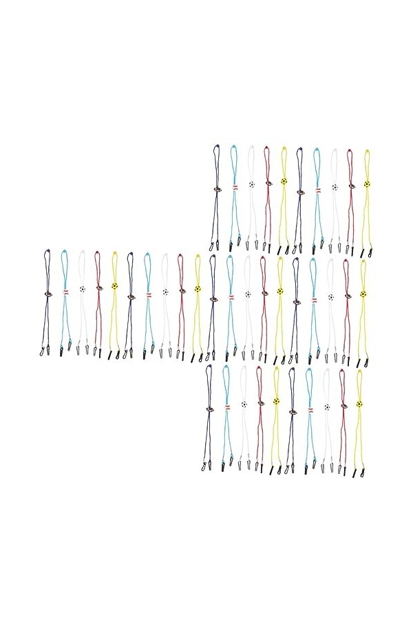 Housoutil 40 Pcs Lunettes Sangle Lunettes De Soleil De Sport Lunettes Colorées Lunettes De Soleil Lunettes Sangle Lunettes Sa