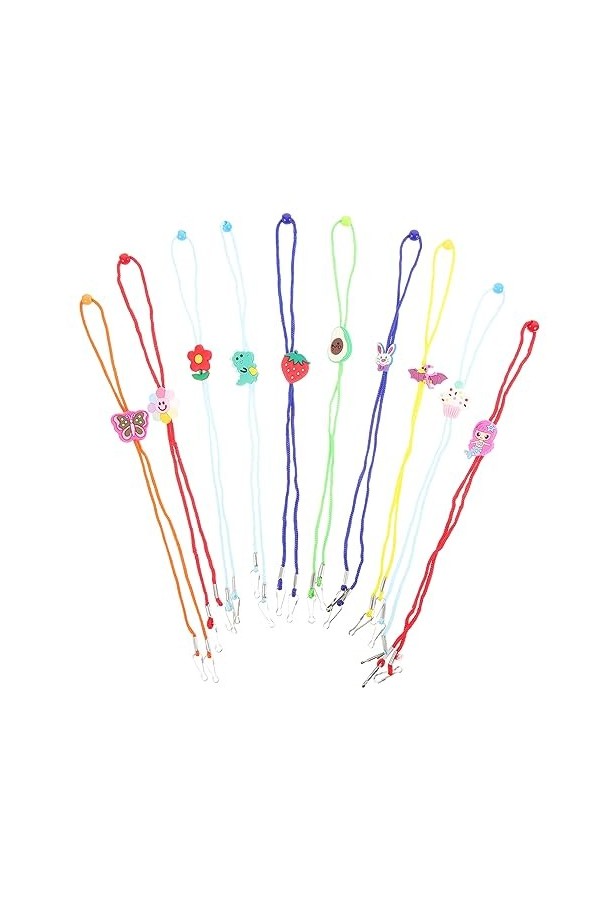 Housoutil 40 Pcs Lunettes Sangle Lunettes De Soleil De Sport Lunettes Colorées Lunettes De Soleil Lunettes Sangle Lunettes Sa