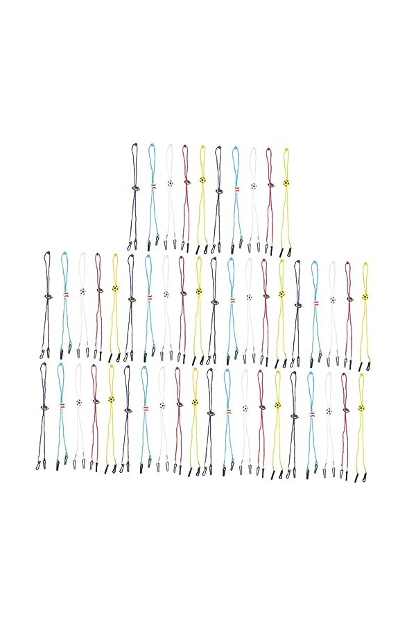 Housoutil 40 Pcs Lunettes Sangle Lunettes De Soleil De Sport Lunettes Colorées Lunettes De Soleil Lunettes Sangle Lunettes Sa