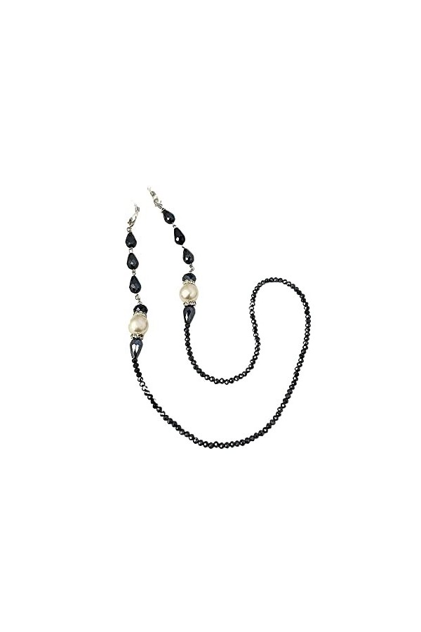 ViLLeX Sangle de Lunettes Chaînes de Lunettes for Femmes Chaîne de Cou de Perle Perlée Anti-Perte Chaîne de Lunettes élégante