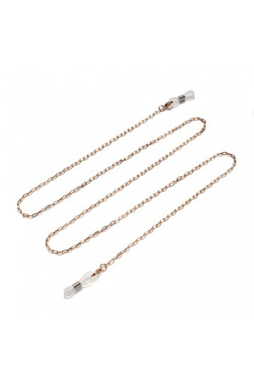 ViLLeX Lunettes Chaînes de Lunettes for Femmes Rétro Chaîne de Cou en Acier Inoxydable Chaîne de Lunettes de Mode Porte-Chaîn